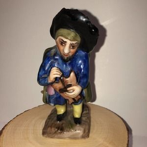 Antique Ernst Bohne Albert Stahl German Porcelain Grotesque Dwarf Playing Music